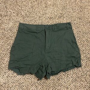 Old Navy High Waist Forest Green Shorts